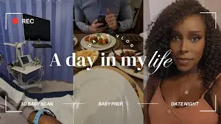 WE WENT FOR A 3D BABY SCAN THEN ON OUR LAST DATE NIGHT BEFORE BABY ARRIVES | 38 WEEKS PREGNANT