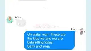 Semi and suga as The Brit Brats├ft'osamu and lev⬝OLD VID