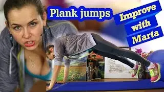 Plank jumps - Improve with Marta