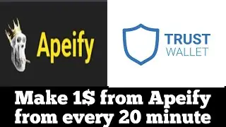 make 1$ from apeify from every 20 minute
