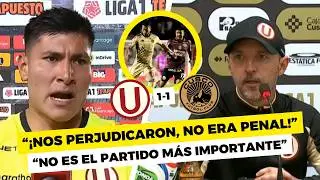 CONFERENCIA de JAVIER RABANAL tras POL&Eacute;MICO EMPATE de UNIVERSITARIO ante CUSCO FC: BRONCA de ROMERO