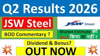 JSW Steel Q2 results 2026 | JSW Steel results today | JSW Steel Share News | JSW Steel latest news