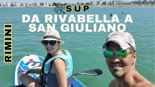 SUP - Stand Up Paddle da Rivabella a San Giuliano | Rimini | in 4K