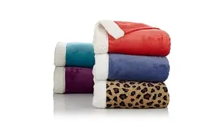 Soft   Cozy Super Soft Throw with Sherpa Trim