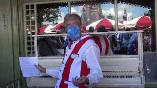 Disney World: Casey's Corner Original Pianist Randy Morris on October 1st, 2021 (4K)