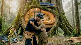Building a House in the Forest from Scratch | Silent Survival Build