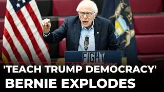 Bernie Sanders LIVE: Slams Trump &ndash; Lesson In Democracy | Destroys Trump In Fiery Democracy Clash