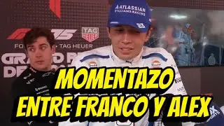 😂​ MOMENTAZO ENTRE FRANCO COLAPINTO Y ALEX ALBON AL FINALIZAR EL GP M&Oacute;NACO 🇦🇷​🇲🇨​