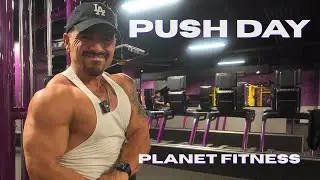 PLANET FITNESS PUSH DAY &ndash; Full Workout Vlog