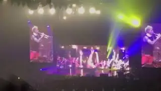 Josh on the Trumpet During 