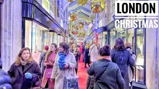 London Mayfair Walk at Christmas | Window Shopping in Worlds Luxury Fashion Brands Mayfair Streets