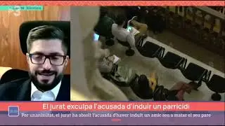 El jurat exculpa l'acusada d'induir un parricidi a Vilanova i la Geltrú (Planta Baixa TV3)
