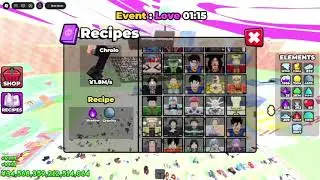 How To Craft ALL RECIPES In Craft Anime! Roblox (mahito in comments)