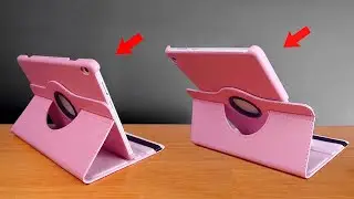 This Rotating TABLET Flip CASE Stand for iPad and Android is a Must Have