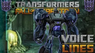 Transformers: Fall of Cybertron - Decepticon Multiplayer 1 Voice Lines