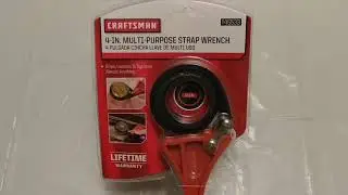 CRAFTSMAN 4 -IN MULTI-PURPOSE STRAP WRENCH  945533 (HOW TO USE)