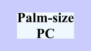 Palm-size PC