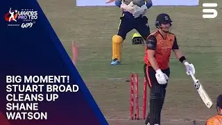 Shane Watson quick out by Stuart Broad! M2 | World Legends T20 Pro League | ZL1K