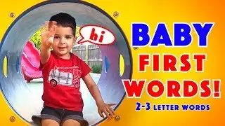 Baby First Words! 2-3 letter words | Spelling words