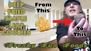 Deep Fried Maple Leaf Cookies / Freaky Fun Foods