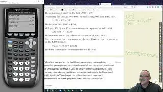 Unit 1, Lesson 3, Day 1 - Advanced Algebra with Financial Applications