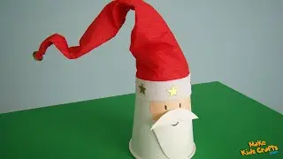 Paper Cup Santa Craft | Santa Claus