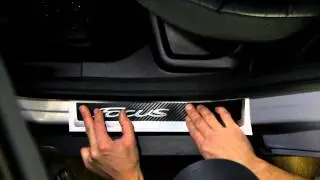Наклейка на пороги для Ford Focus 3 + рестайлинг (Форд Фокус 3)
