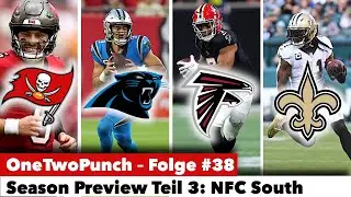 SCHLAMMSCHLACHT um PARSONS! Wer schl&auml;gt die Bucs? | NFC South | Season Preview | OneTwoPunch #38