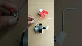 Hand Power Turns On DC Motor Fan | #shorts #dcmotor