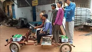 Battery Car mechanical engineering project done by MMKusha @Hyderabad