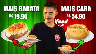 Batata Recheada Mais Cara e Mais Barata Do IFOOD de 2025!