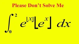 Please don't solve me, I am an innocent integral
