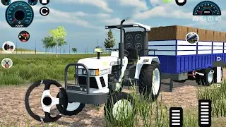 Eicher 557 4WD Tractor Off-Road Driving 3D : Indian Tractor Simulator : Android Gameplay