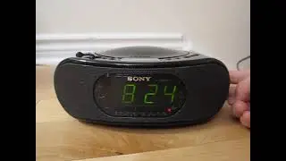 MVI 3681 - SONY ICF-CD837 CD ALARM CLOCK RADIO TEST