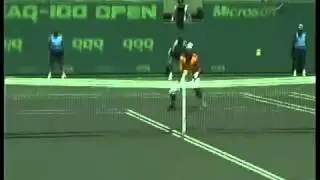 Federer backhand passes vs Nadal - Miami Final 2005