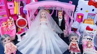 12 Minutes Satisfying with Unboxing Cute Princess Bedroom Dress Up Playset ASMR｜Review Toys