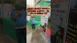 A #Dropped Object #safetyCampaign #construction