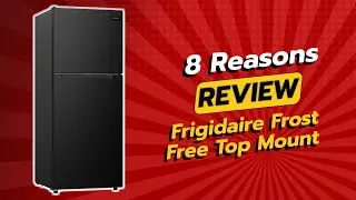 Холодильник Frigidaire Frost Free с верхней морозильной камерой, двухдверный, квартирный размер (...