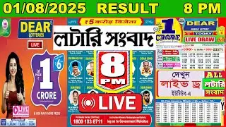 Dear Seagull Evening 8 PM Live Result | Lottery Sambad Live 01/08/2025 Nagaland State Lottery Live