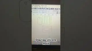 Dog tag silicone mold, write to us on instagram @mufaromolds if you want your personalized mold.