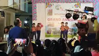School chale hum.... #students #dance #annual function #kiddoo preschool, Vadodara 