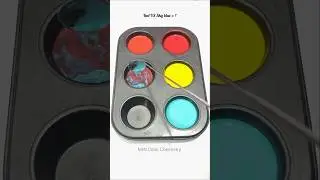 ASMR!Water Colour Mixing ✨#satisfyling #asmr #colormixingmagic #youtubeshorts #art #vrial #diy