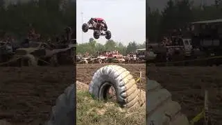 Michigan Mud Jam Is INSANE! Wild Child #megatruck #fullsend #jump #win  #toughmudder #sendit