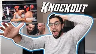 REACTING TO FOUSEYTUBE VS SLIM KNOCKOUT! (Adam Saleh Boxing Event)