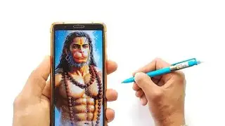How I draw Hanuman ji Shading body full tutorial&hellip;..