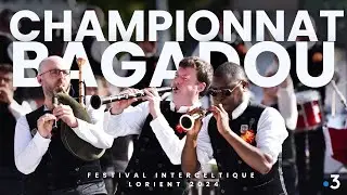 Festival Interceltique 2024. Championnat National des Bagadoù de 1ʳᵉ catégorie