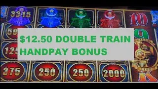 Buffalo Luxury Line Slot  -  DOUBLE TRAIN BONUS Over 90 Traincars!!!