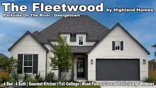 Austin Texas New House Tour | $675K | Highland Homes | Parkside on the River | Georgetown