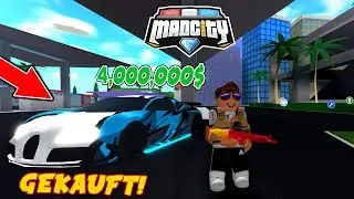 💸 *$4,000,000 BUGATTI* BOUGHT! - MAD CITY ROBLOX