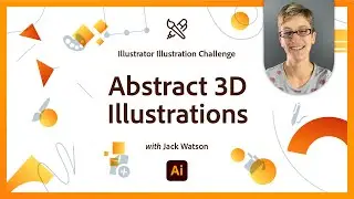 Abstract 3D Illustrations | Illustrator Illustration Challenge